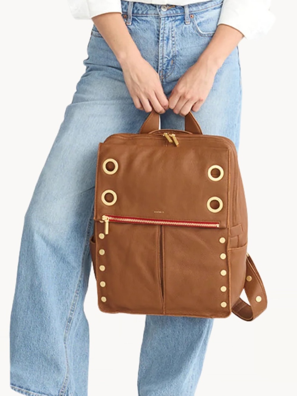 Hammett Montana Backpack, Mahogany pebble leather, XL